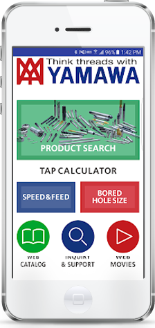 YAMAWA Product Search/Tap Calculator